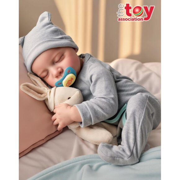 🆕17Inch Full Cloth Body With Vinyl Limbs Cute Baby Doll Boy with Accessories - Picture 11 of 15